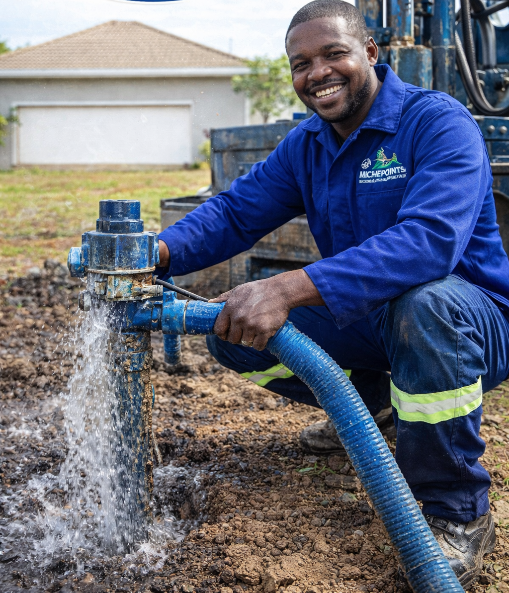 Professional wellpoint installation by Michael Well Drilling